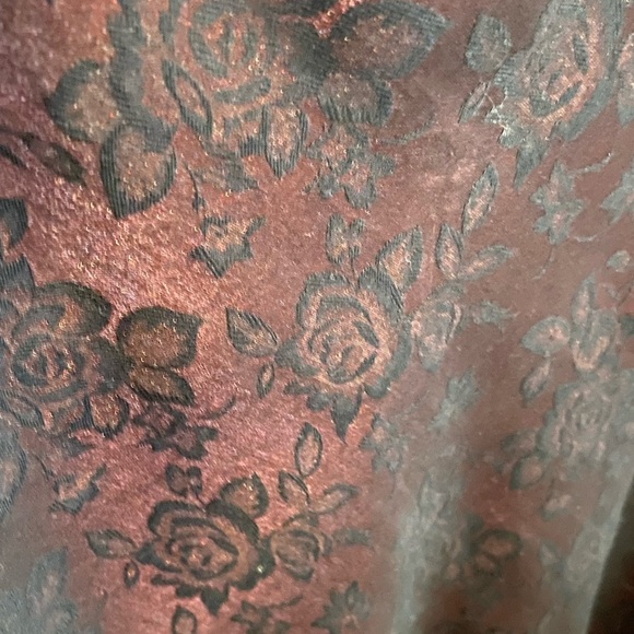 Vintage 90s Jaquard burgundy black sleeveless party mini dress 
moody whimsigoth - Picture 11 of 15